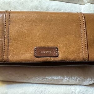Fossil Brown Leather Wallet